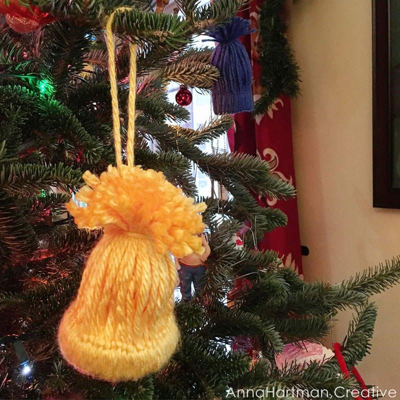 DIY Toboggan Ornaments